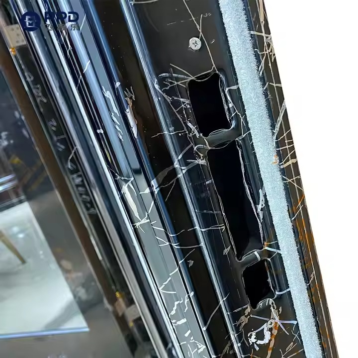 Thumbnail image showing various circular door material samples in different colors